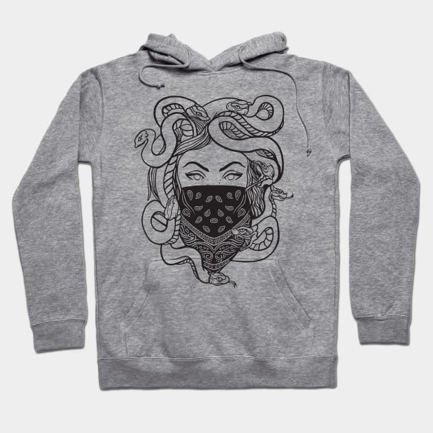 Madame Medusa Monochromatic Hoodie by machmigo